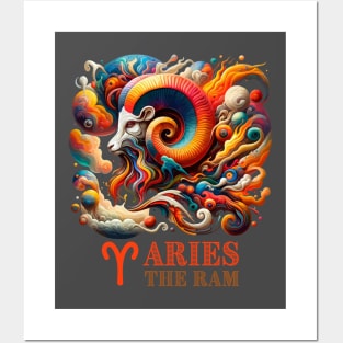 Aries The Ram Zodiac Sign Posters and Art